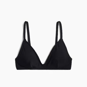 J. Crew Factory French Bikini Top in Navy